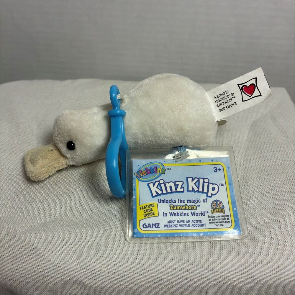 New Webkinz Kinz Klip Googles WE739 Unused Code, Pet & Smoke-Free